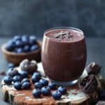 Chocolate Blueberry Smoothie