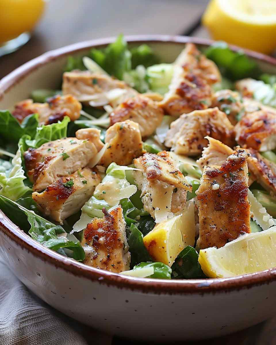 Low Carb Chicken Caesar Salad 5 Low Carb Chicken Caesar Salad