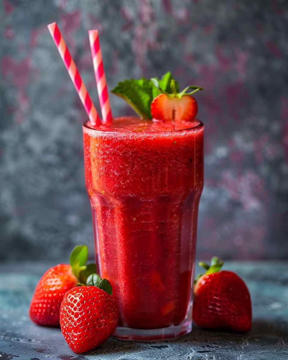 Easy Strawberry Juice