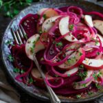Beet & Apple Salad With Balsamic Dressing