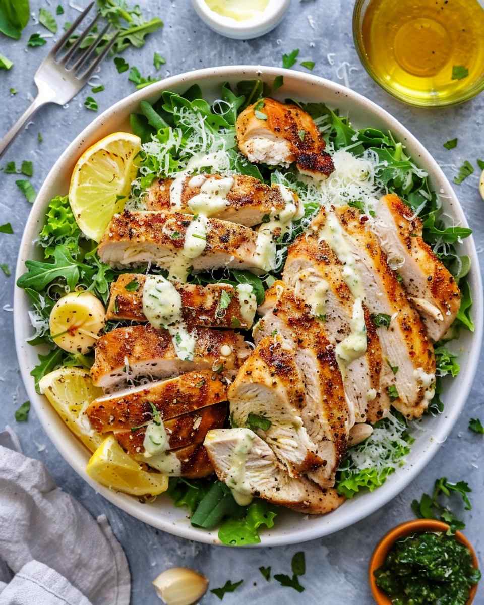 Low Carb Chicken Caesar Salad 6 Low Carb Chicken Caesar Salad