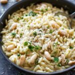 Tuscan White Bean Parmesan Orzo