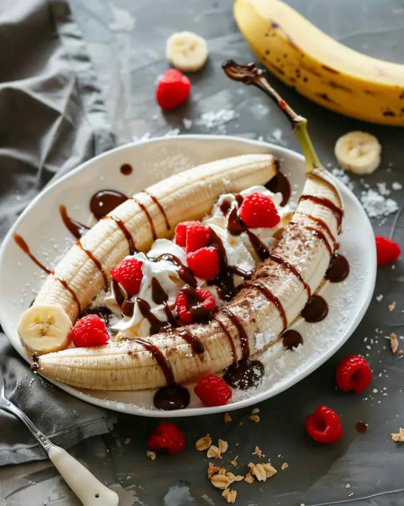 Healthy Banana Split