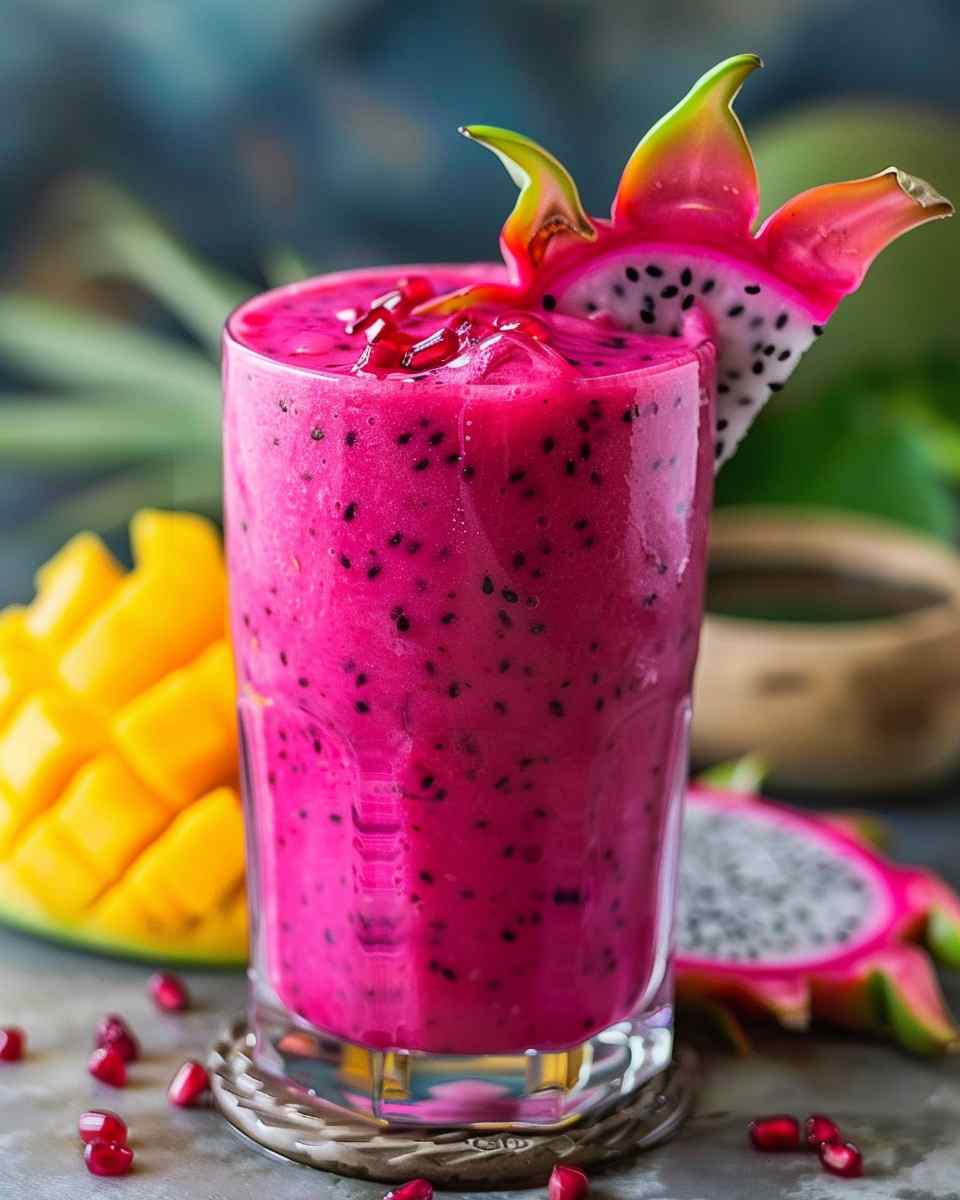 Bali Mango Dragon Fruit Smoothie
