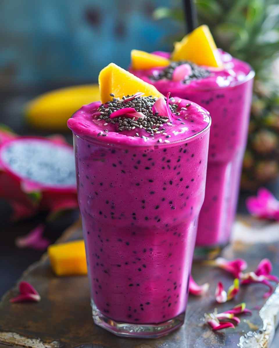 Bali Mango Dragon Fruit Smoothie