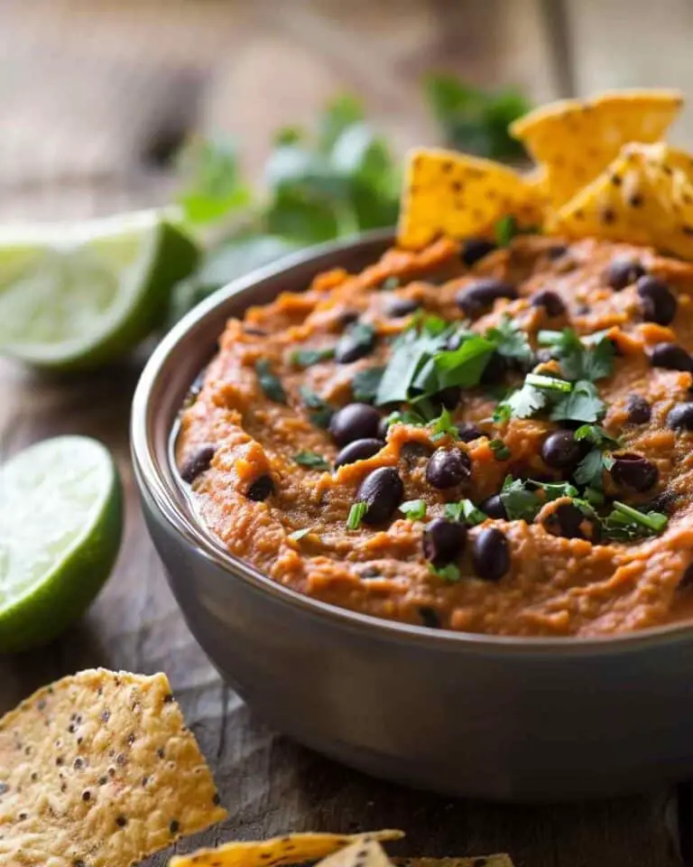 Southwest Sweet Potato Black Bean Dip