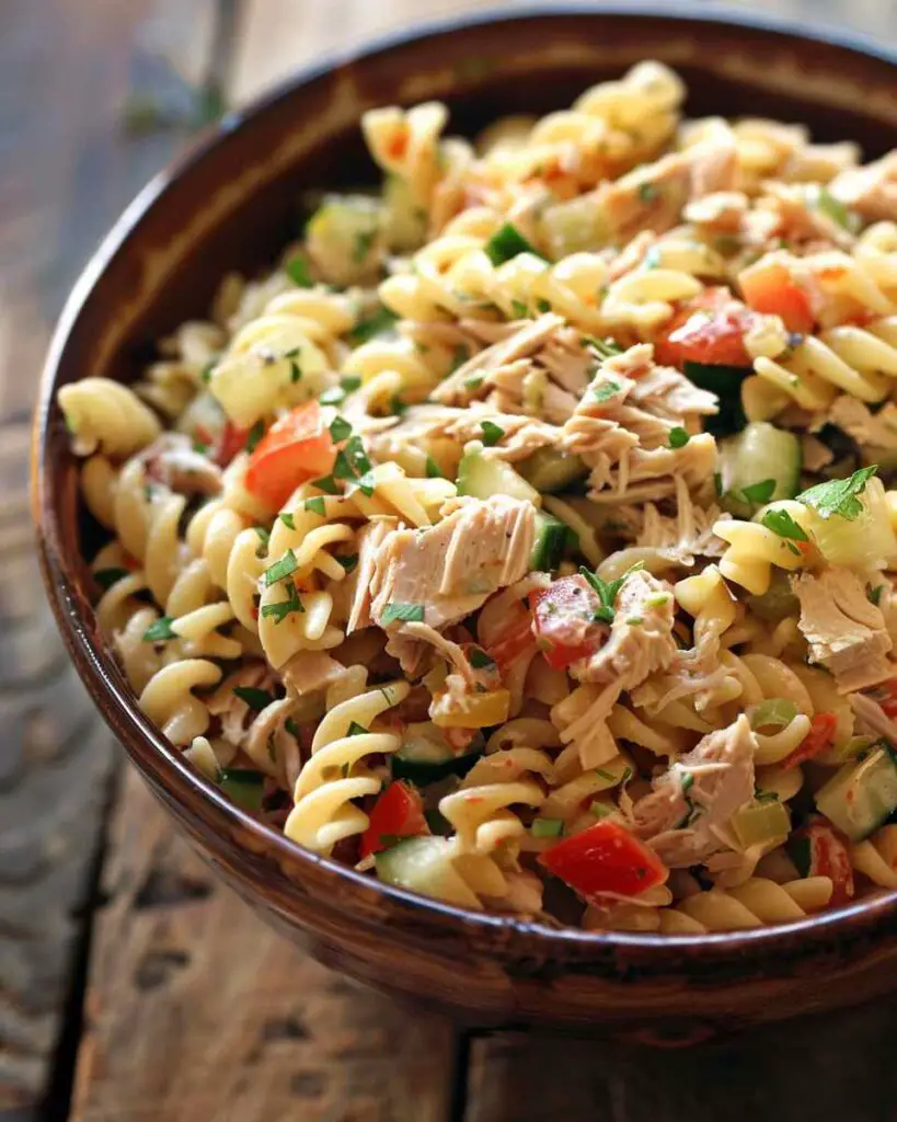 20-Minute Healthy Tuna Pasta Salad