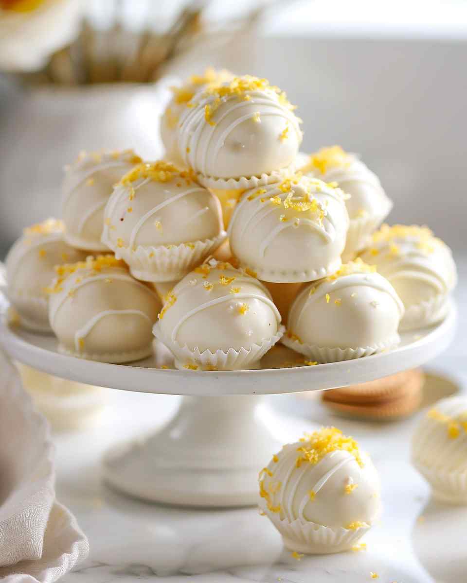 Lemon Oreo Truffles 5 Lemon Oreo Truffles