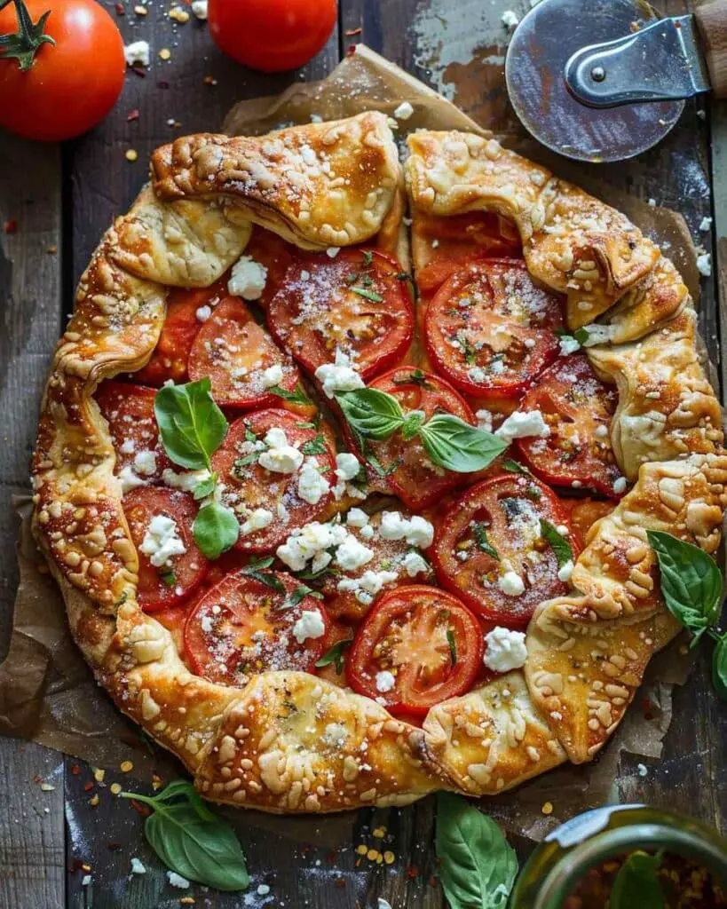 Tomato Feta Galette