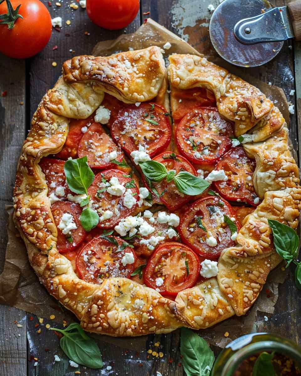 Tomato Feta Galette 5 Tomato Feta Galette