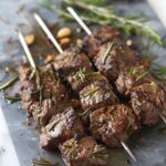 Rosemary Garlic Steak Kebabs
