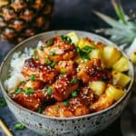 Teriyaki Chicken Pineapple Bowls