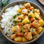 30 Minute Pineapple Chicken with Coconut Rice