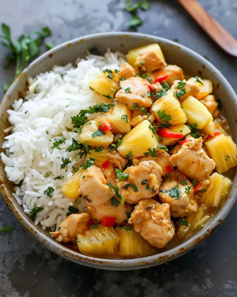 30 Minute Pineapple Chicken with Coconut Rice