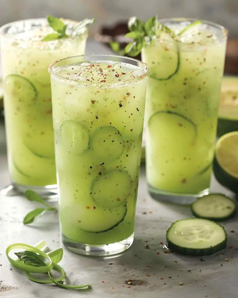 Refreshing Cucumber Melon Cooler