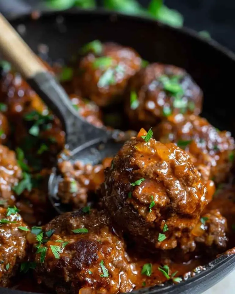 Salisbury Steak Meatballs