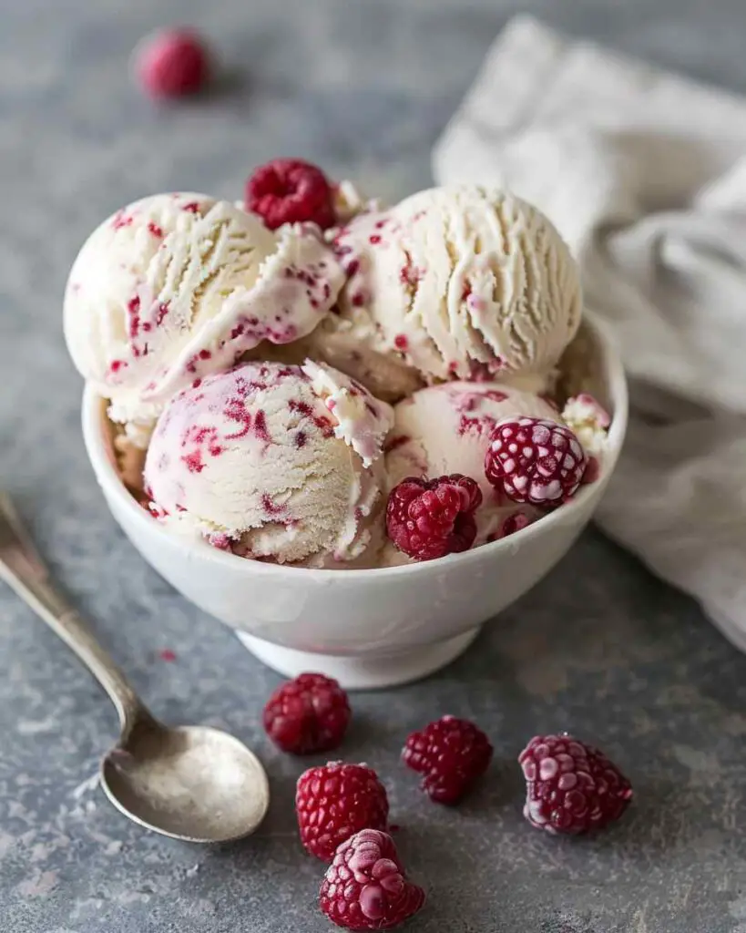Raspberry Ripple Ice Cream