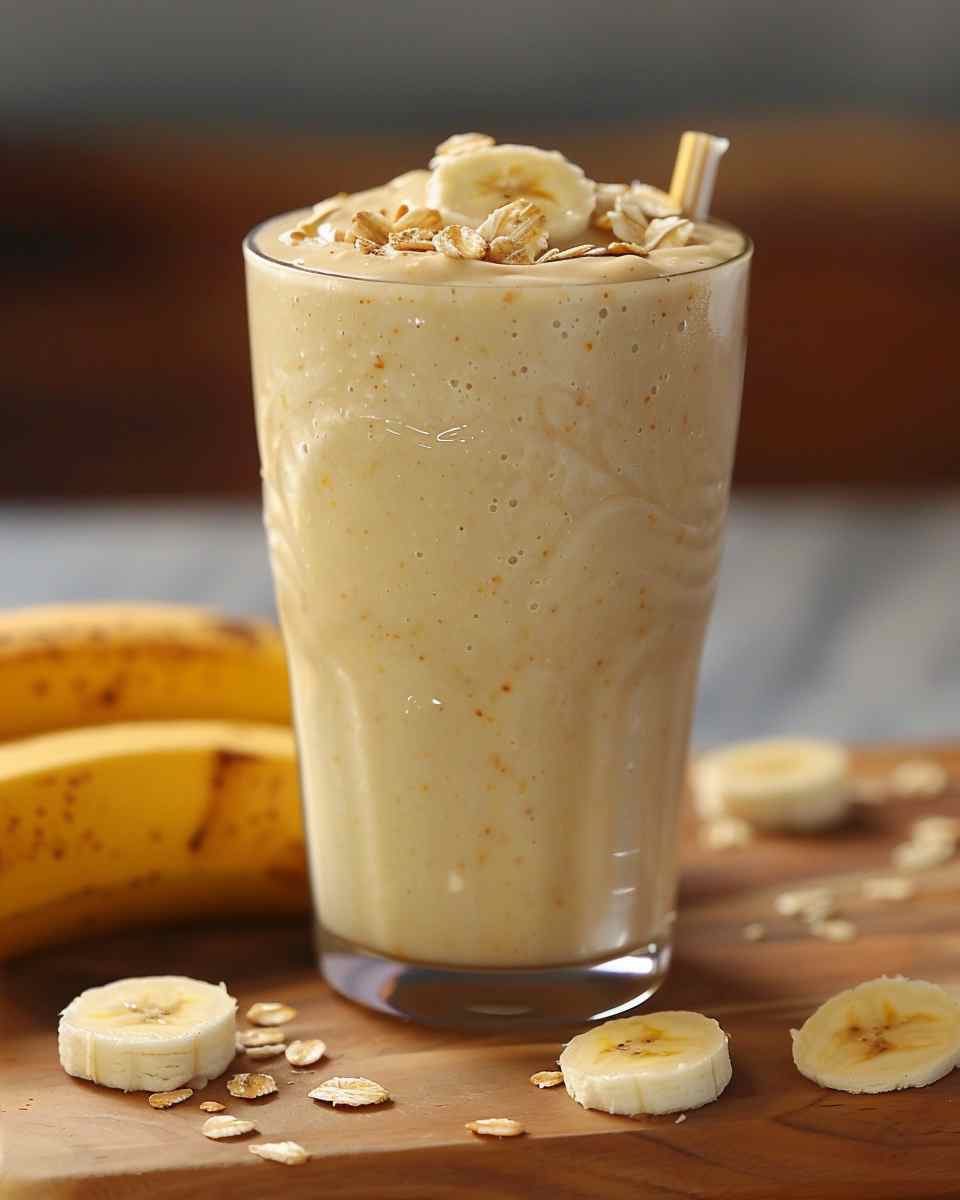 Easy Banana Chamomile Tea Smoothie