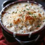 Crock Pot Creamy Chicken Parmesan Soup