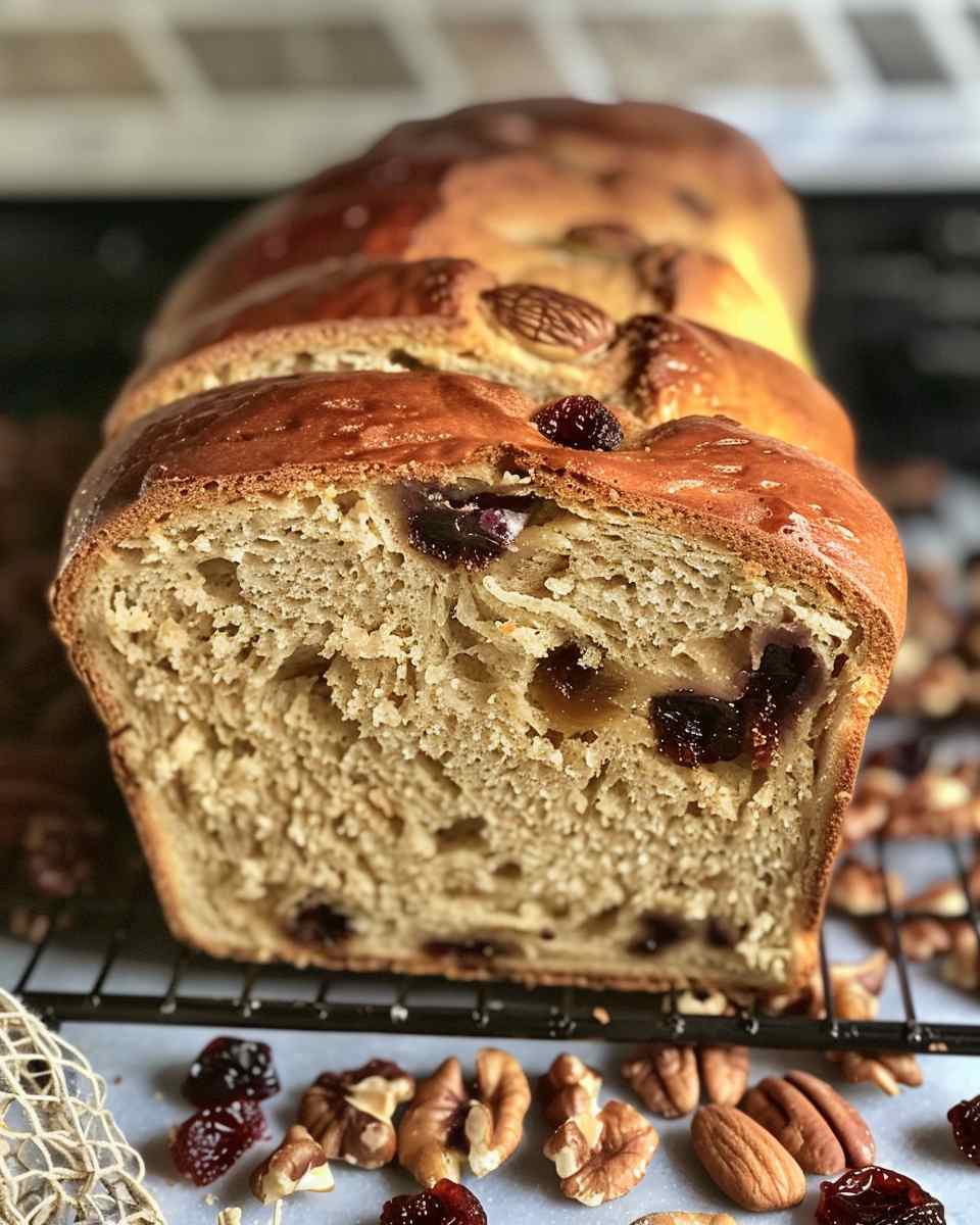 Cranberry Raisin Walnut Cinnamon Artisan Bread