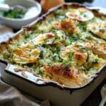 Cheesy Zucchini Chicken and Rice Bake