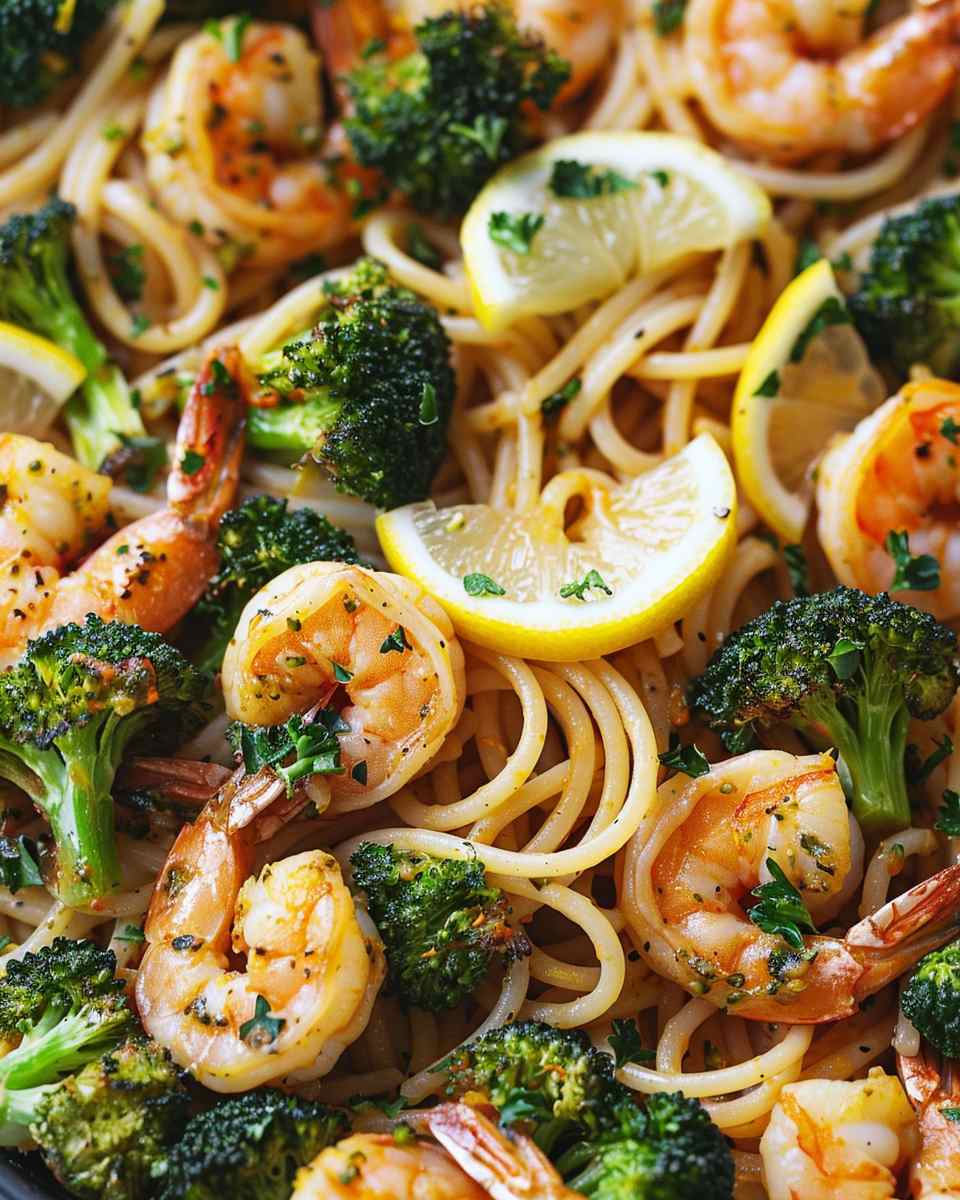 Healthy Shrimp & Broccoli Pasta With Lemon 6 Healthy Shrimp & Broccoli Pasta With Lemon
