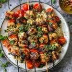 Green Goddess Chicken Skewers