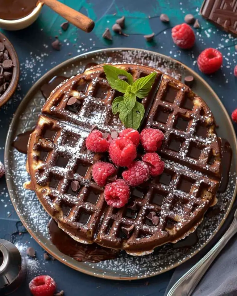 Indulgent Chocolate Waffles