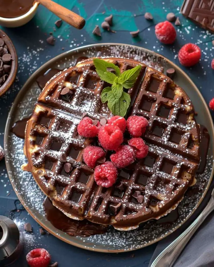 Indulgent Chocolate Waffles