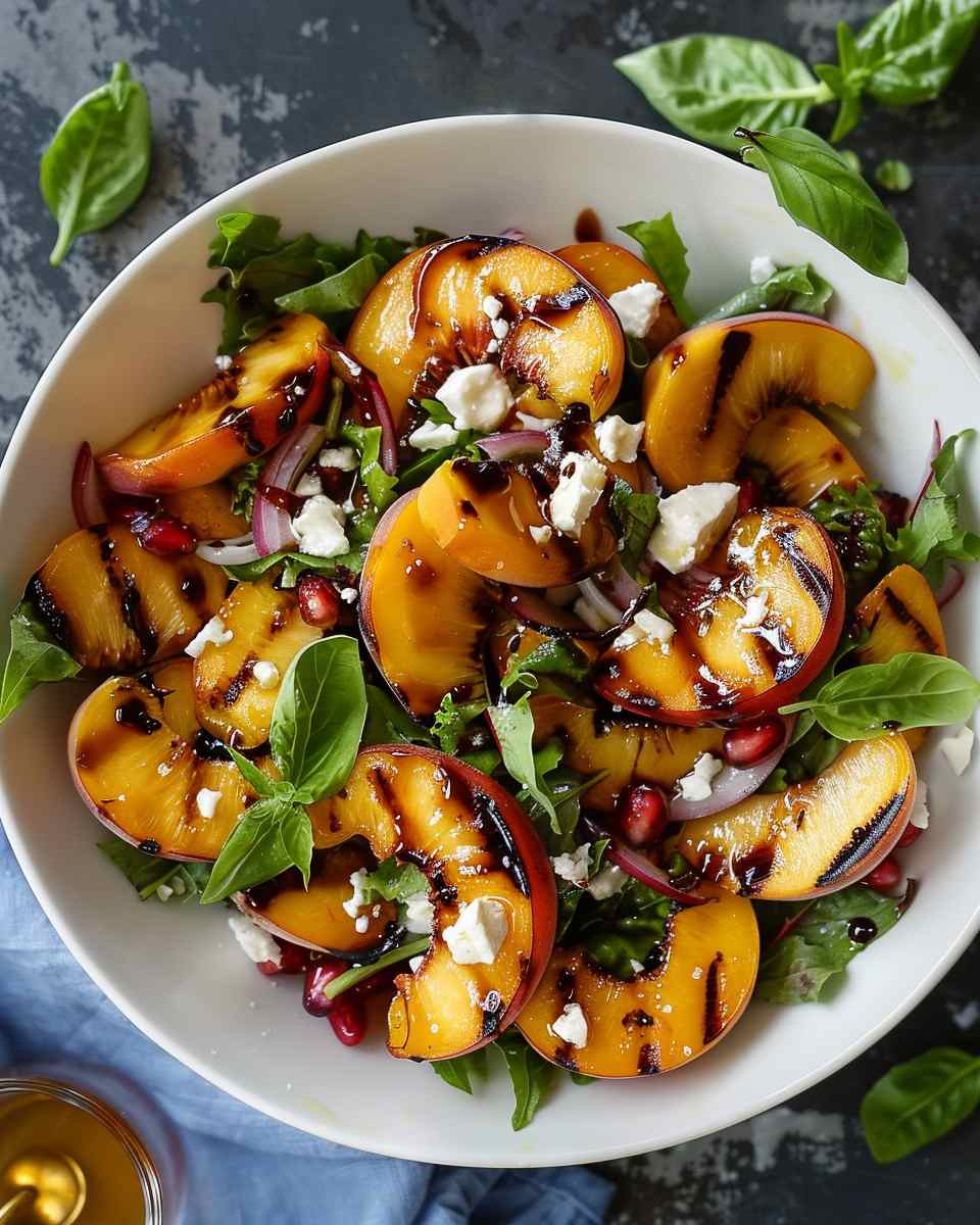 Grilled Peach Salad 5 Grilled Peach Salad