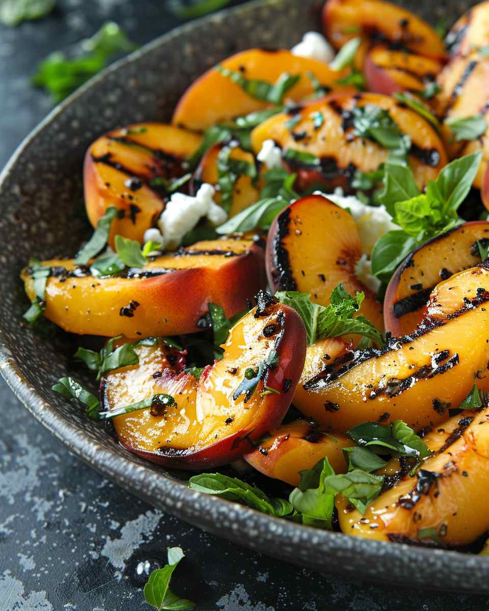 Grilled Peach Salad 6 Grilled Peach Salad