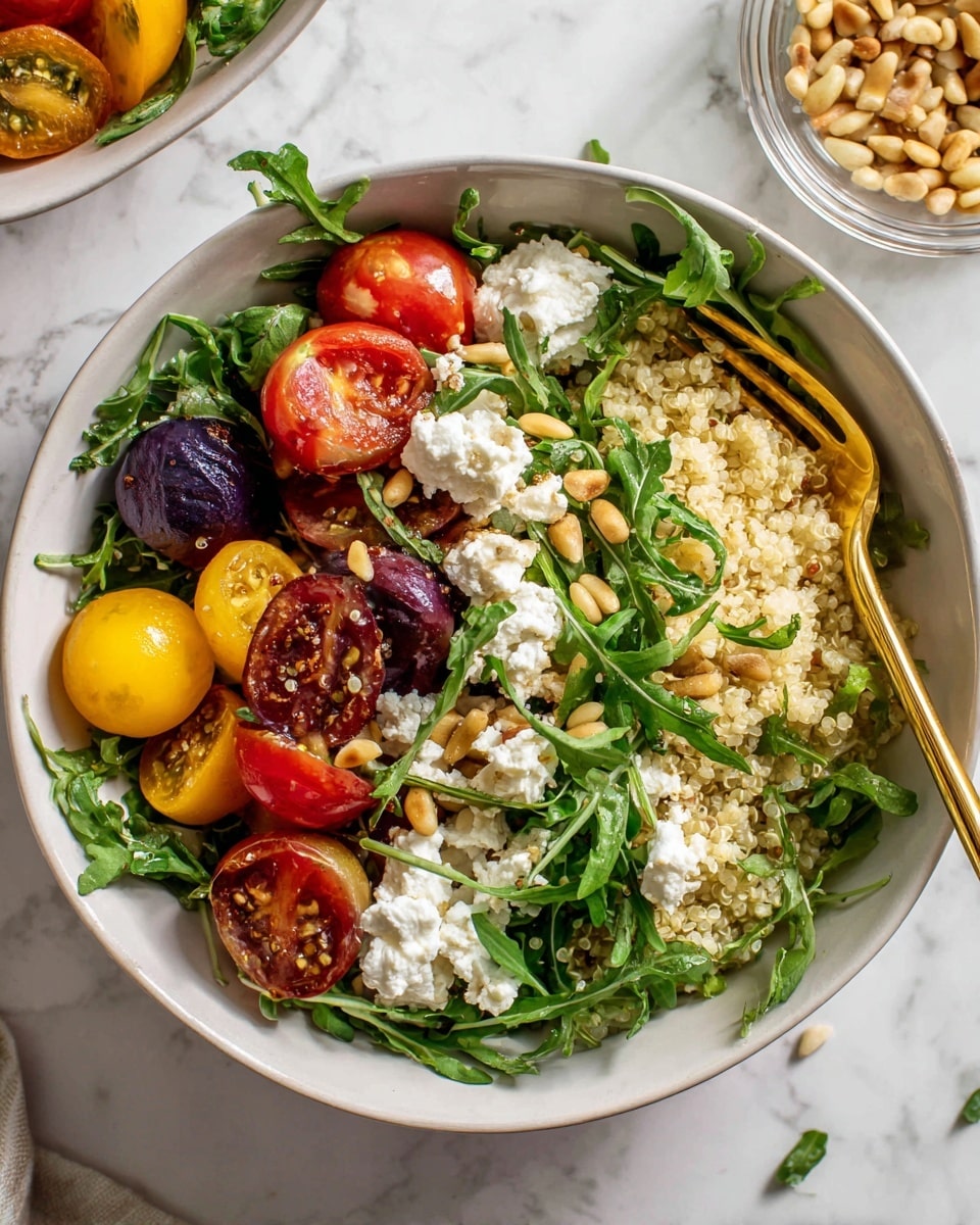 Cherry Plum Goat Cheese Salad Recipe