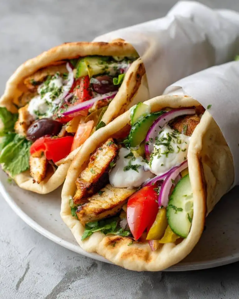 Easy Greek Chicken Gyros Recipe