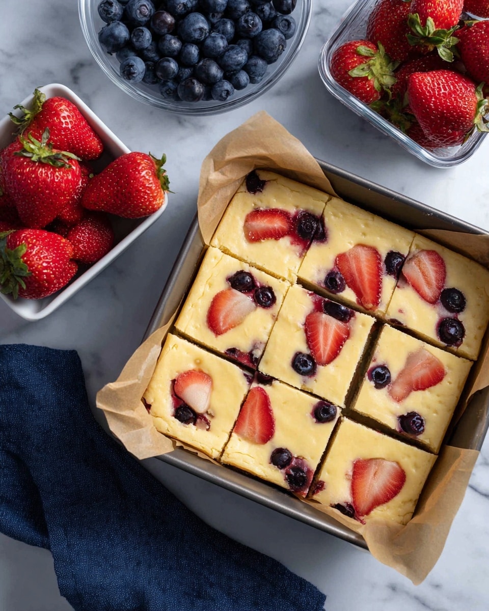 Baked Yogurt with Fresh Berries Recipe