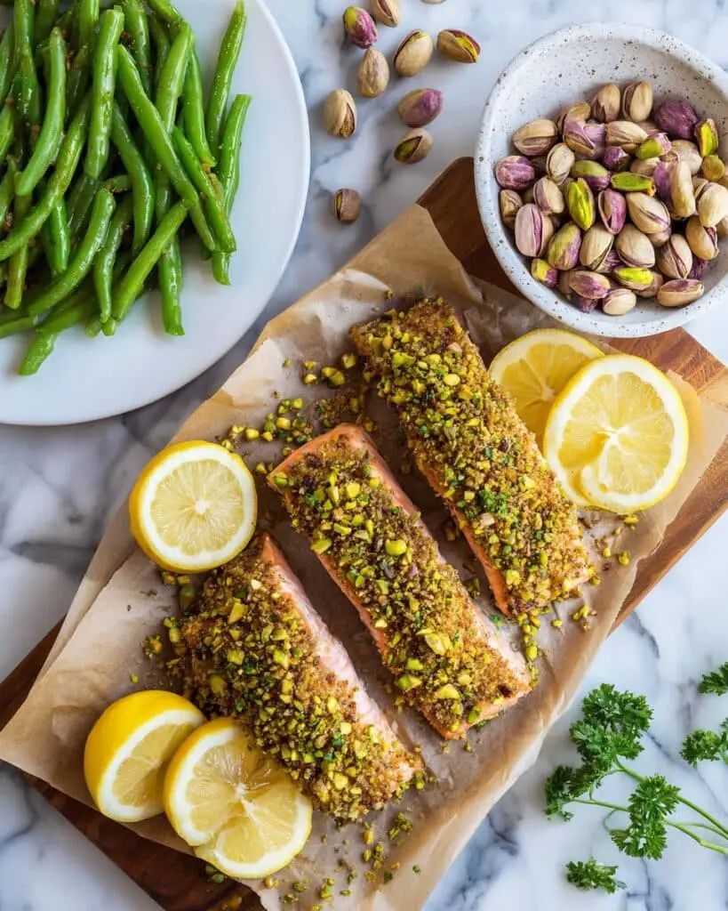 Pistachio-Crusted Salmon Recipe