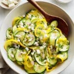 Smashed Cucumber Salad with Fried Lemon and Feta Recipe