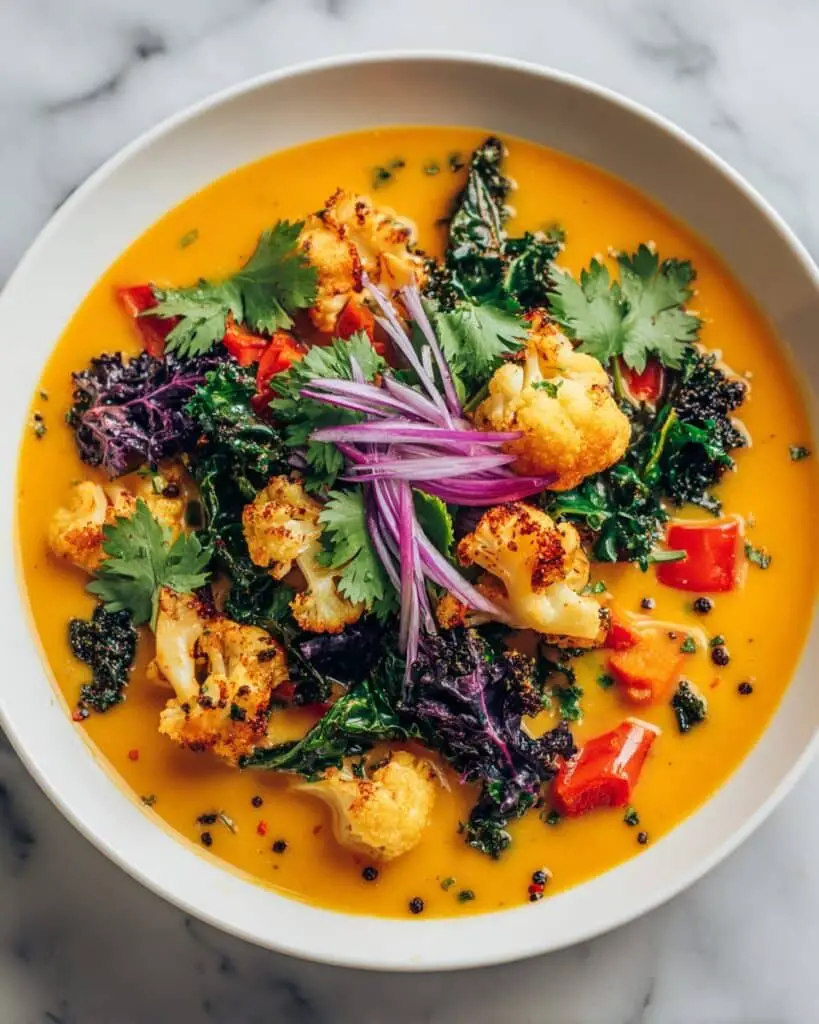 Thai Coconut Curry Vegetable Soup Recipe