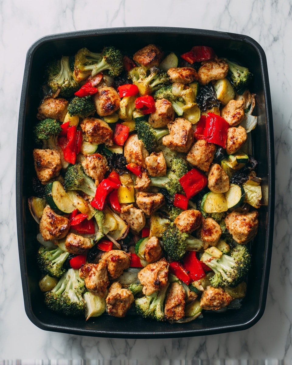 Healthy Air Fryer Chicken and Veggies (20 Minute!) Recipe