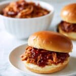 The Best Crockpot BBQ Chicken (Easy Pulled Chicken) Recipe
