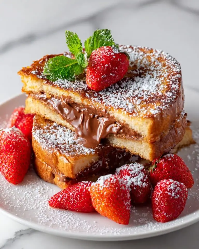 Nutella Stuffed Brioche French Toast Recipe