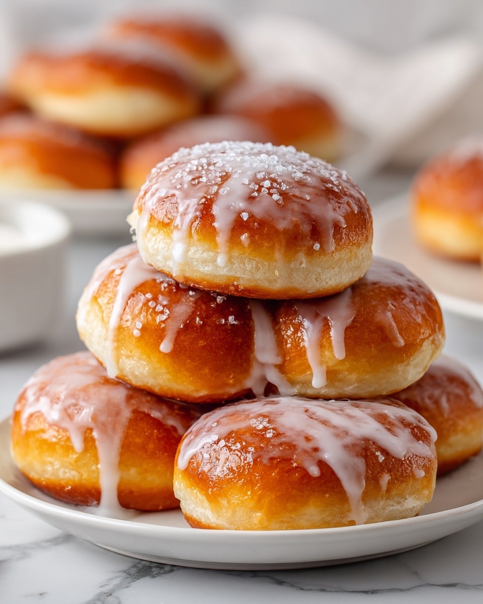 Lemon Cream Filled Brioche Rolls Recipe