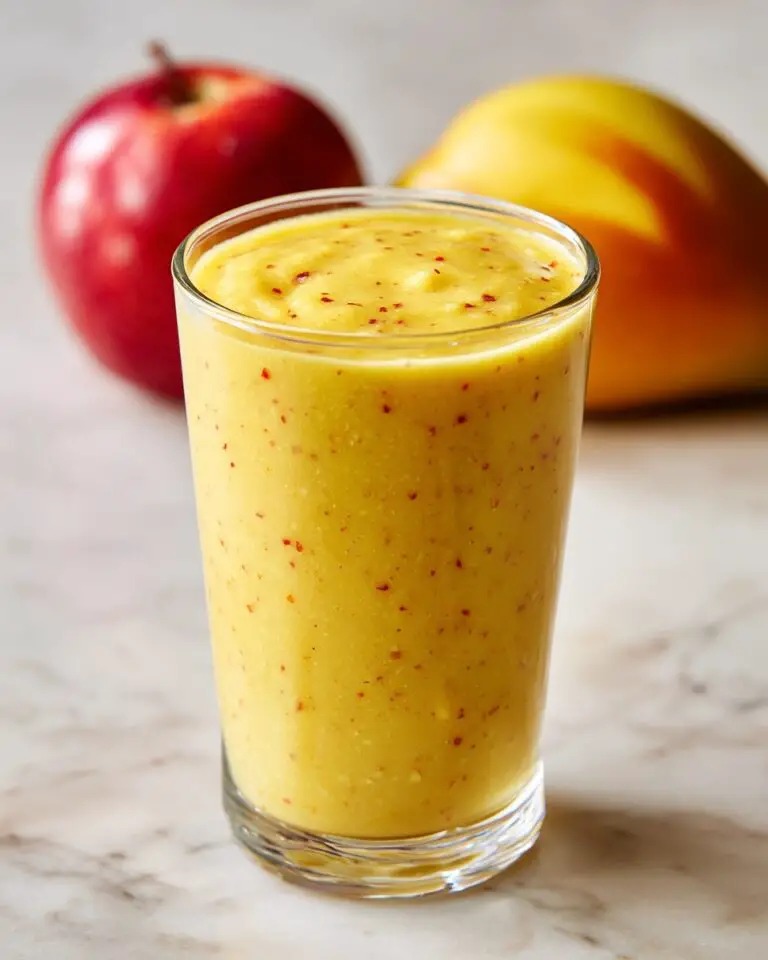 Refreshing Mango Apple Smoothie with Honey Recipe