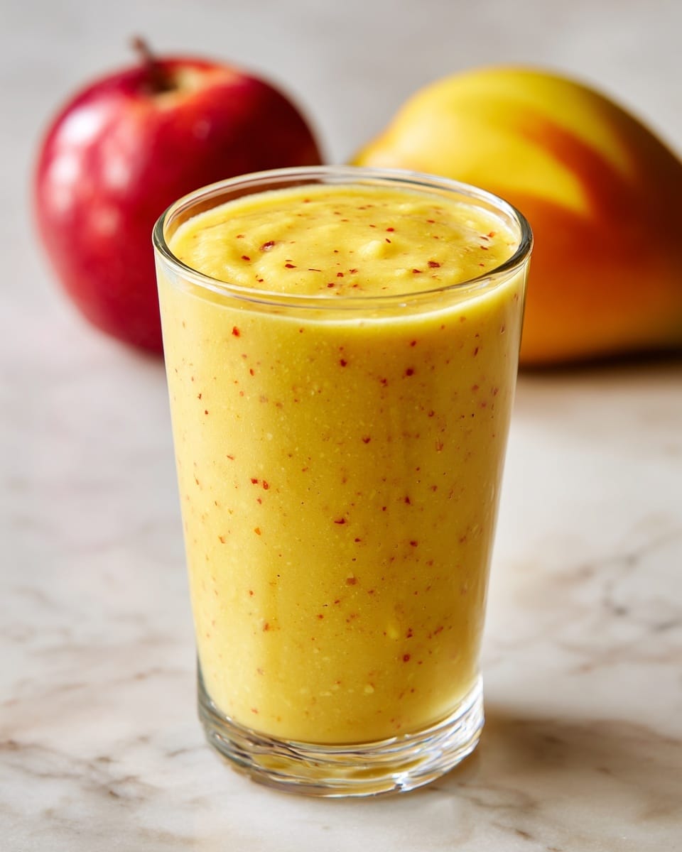 Refreshing Mango Apple Smoothie with Honey Recipe