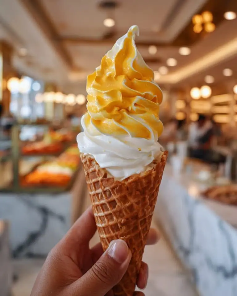 Salted Butter Custard Ice Cream with Homemade Waffle Cones Recipe