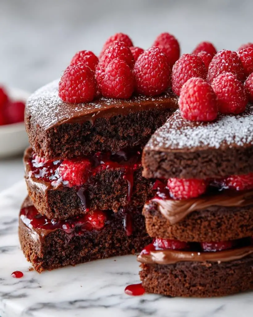 Gluten Free Raspberry Chocolate Cake Recipe