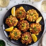 Chicken Zucchini Fritters with Lemon Chive Sour Cream Recipe