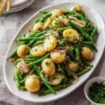 French Green Bean Potato Salad (No Mayo) Recipe