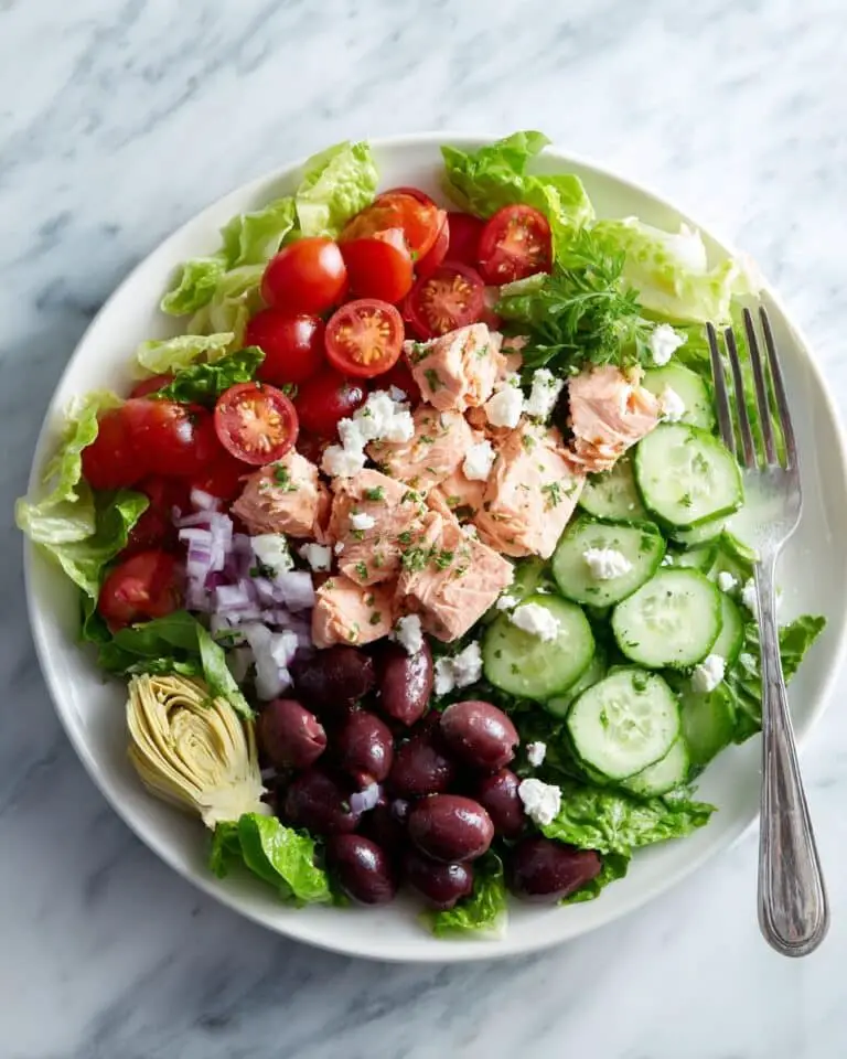 Mediterranean Salmon Salad Recipe