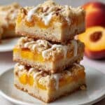 Peach Pie Crumb Bars Recipe