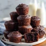 Mini Brownie Bites with Chocolate Chips Recipe
